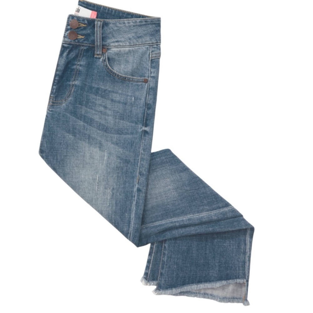 NWOT CABI High-Low Crop Jean Size 2